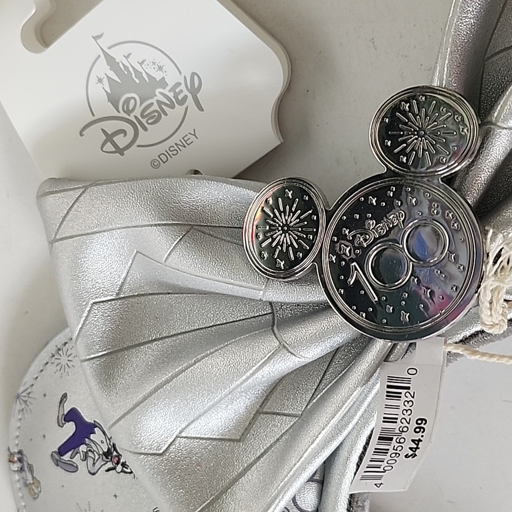 Disney Park 100 years Mickey Ears Silver headband - Picture 4 of 8